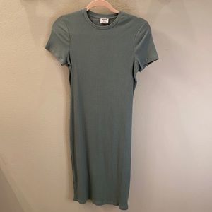 Women’s sage green tshirt dress